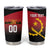 Angola Basketball Custom Tumbler Cup Go Champions Angolan - Wonder Print Shop