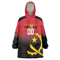 Angola Basketball Custom Wearable Blanket Hoodie Go Champions Angolan - Wonder Print Shop