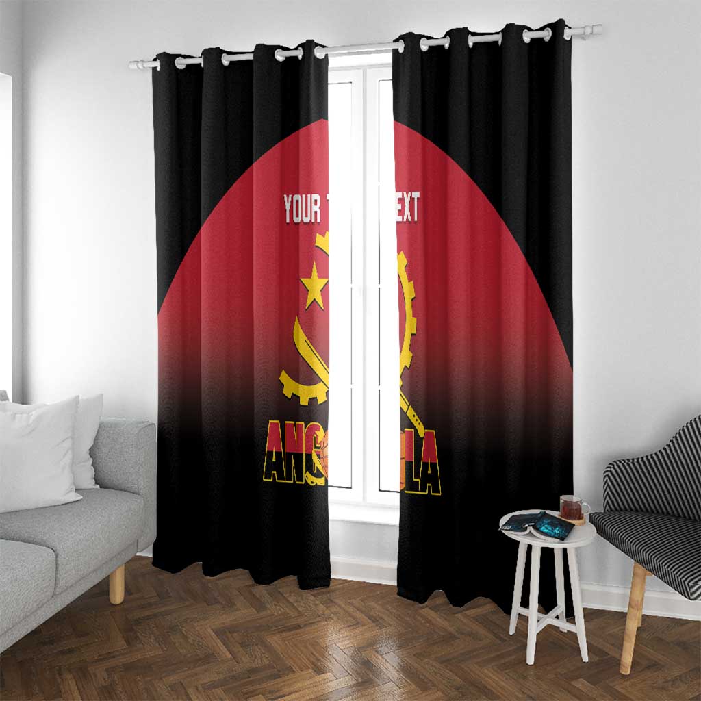 Angola Basketball Custom Window Curtain Go Champions Angolan - Wonder Print Shop