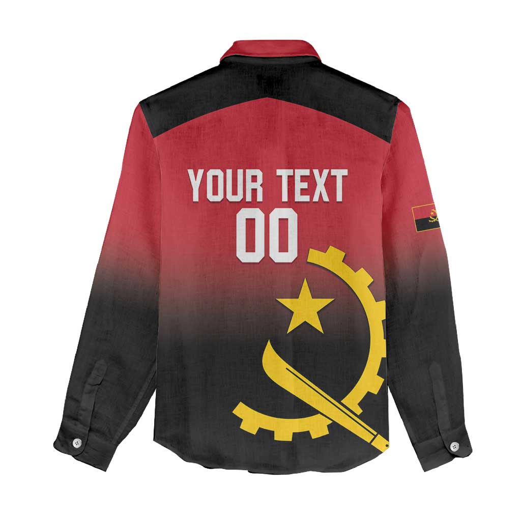 Angola Basketball Custom Women Casual Shirt Go Champions Angolan - Wonder Print Shop