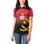 Angola Basketball Custom Women Polo Shirt Go Champions Angolan - Wonder Print Shop