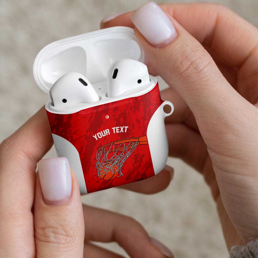 Tunisia Basketball Custom AirPods Case Go Champions Eagles of Carthage - Wonder Print Shop