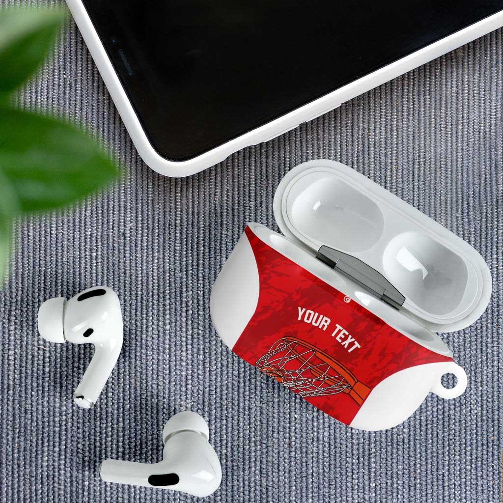 Tunisia Basketball Custom AirPods Case Go Champions Eagles of Carthage - Wonder Print Shop