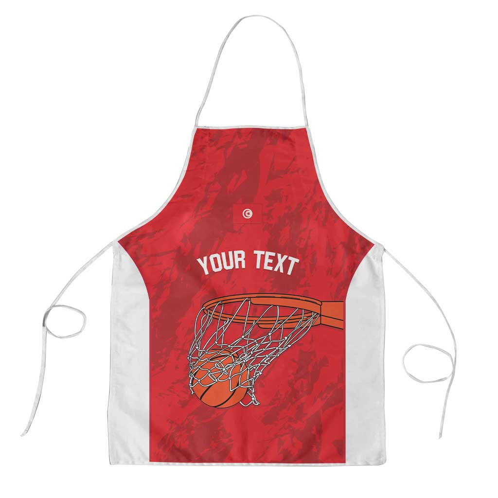 Tunisia Basketball Custom Apron Go Champions Eagles of Carthage - Wonder Print Shop