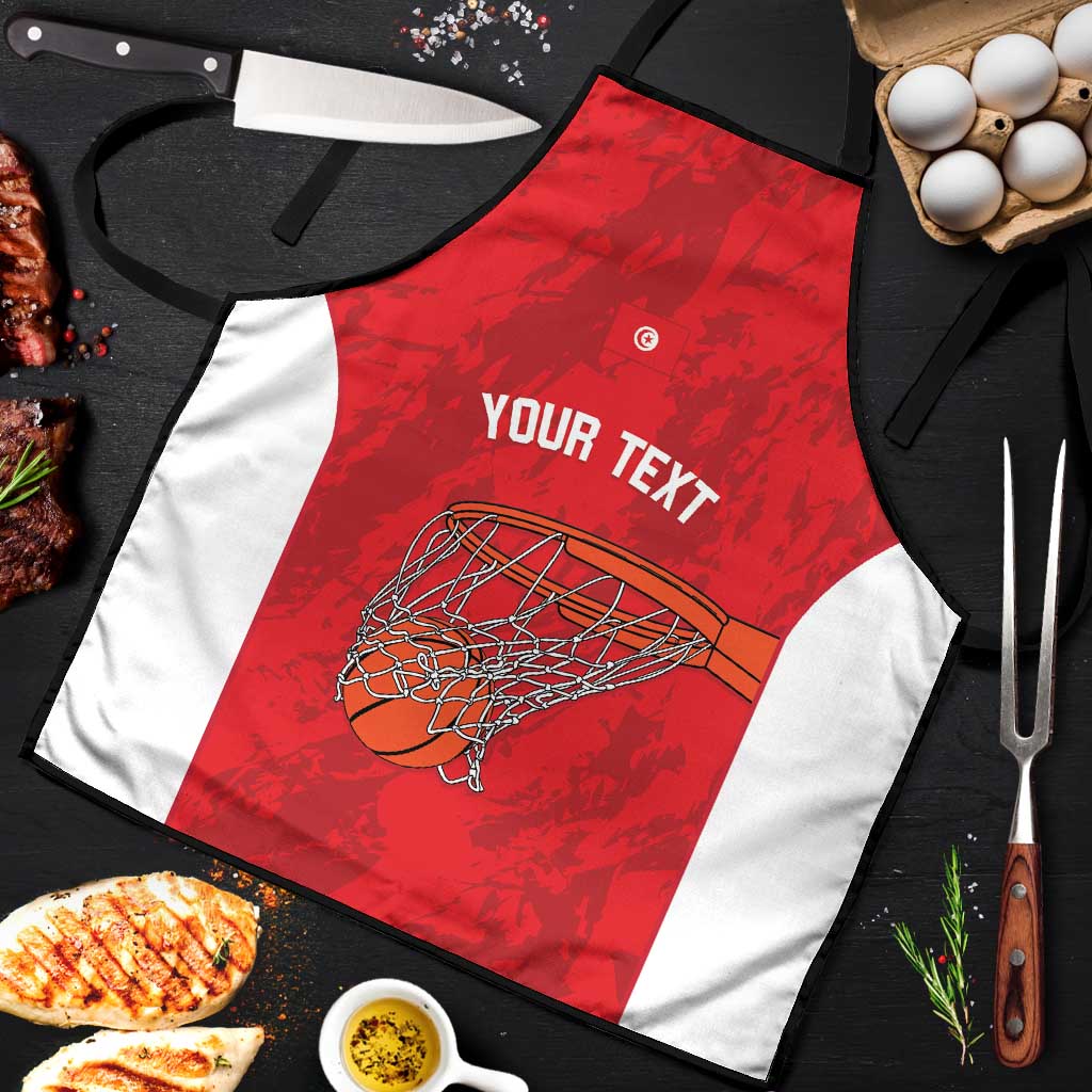 Tunisia Basketball Custom Apron Go Champions Eagles of Carthage - Wonder Print Shop