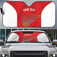 Tunisia Basketball Custom Auto Sun Shade Go Champions Eagles of Carthage - Wonder Print Shop