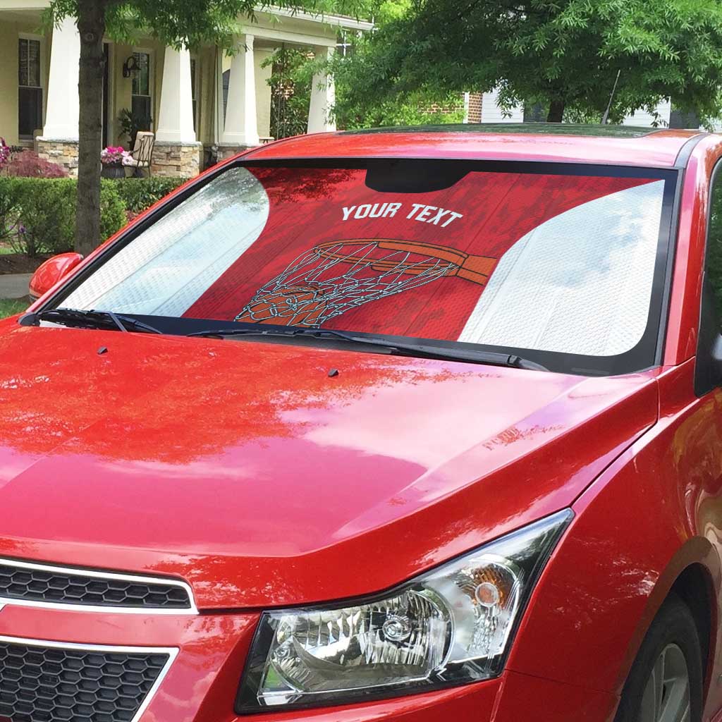 Tunisia Basketball Custom Auto Sun Shade Go Champions Eagles of Carthage - Wonder Print Shop