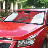 Tunisia Basketball Custom Auto Sun Shade Go Champions Eagles of Carthage - Wonder Print Shop