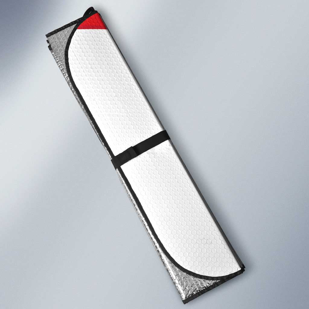 Tunisia Basketball Custom Auto Sun Shade Go Champions Eagles of Carthage - Wonder Print Shop