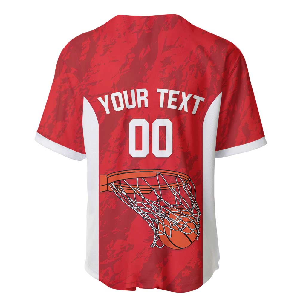 Tunisia Basketball Custom Baseball Jersey Go Champions Eagles of Carthage - Wonder Print Shop