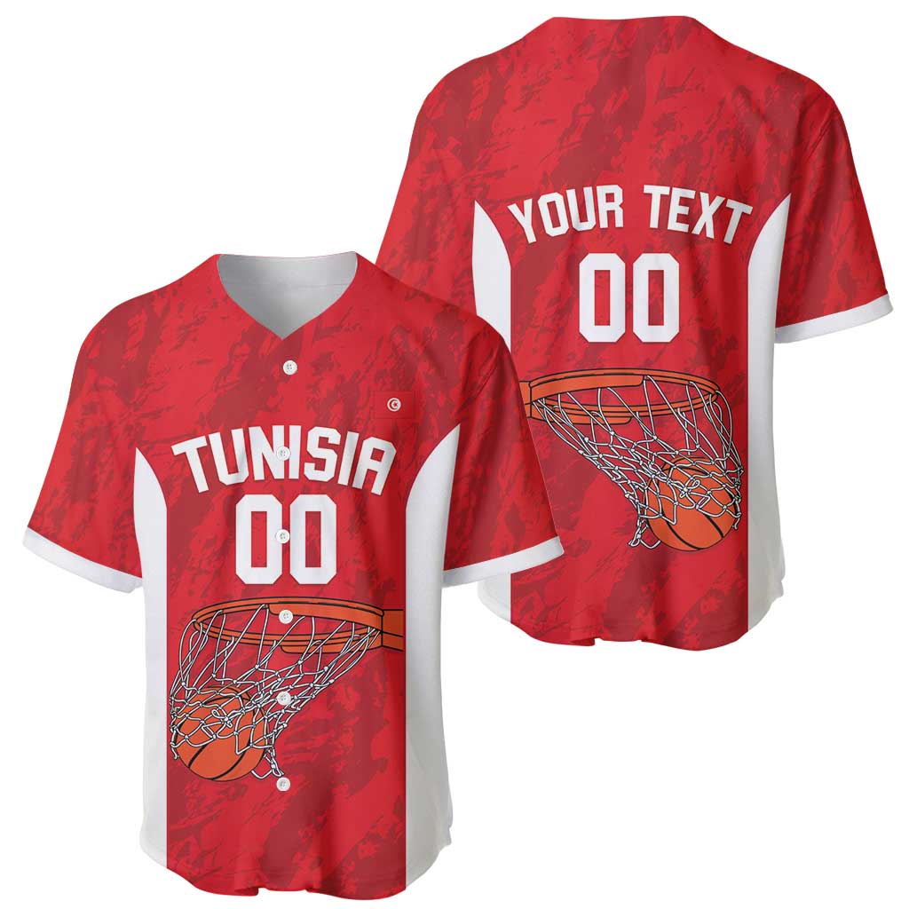 Tunisia Basketball Custom Baseball Jersey Go Champions Eagles of Carthage - Wonder Print Shop