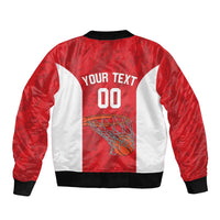 Tunisia Basketball Custom Bomber Jacket Go Champions Eagles of Carthage - Wonder Print Shop