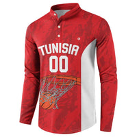 Tunisia Basketball Custom Button Sweatshirt Go Champions Eagles of Carthage - Wonder Print Shop