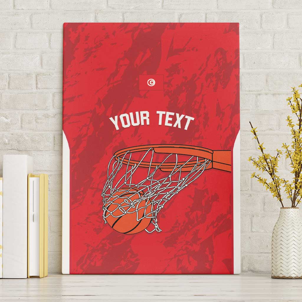 Tunisia Basketball Custom Canvas Wall Art Go Champions Eagles of Carthage - Wonder Print Shop