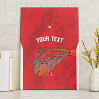 Tunisia Basketball Custom Canvas Wall Art Go Champions Eagles of Carthage - Wonder Print Shop