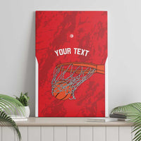 Tunisia Basketball Custom Canvas Wall Art Go Champions Eagles of Carthage - Wonder Print Shop