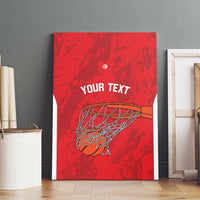 Tunisia Basketball Custom Canvas Wall Art Go Champions Eagles of Carthage - Wonder Print Shop