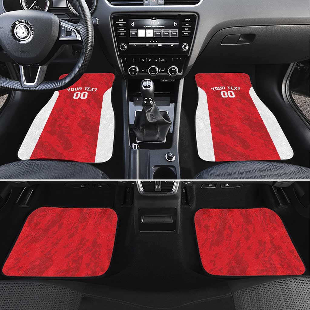 Tunisia Basketball Custom Car Mats Go Champions Eagles of Carthage - Wonder Print Shop