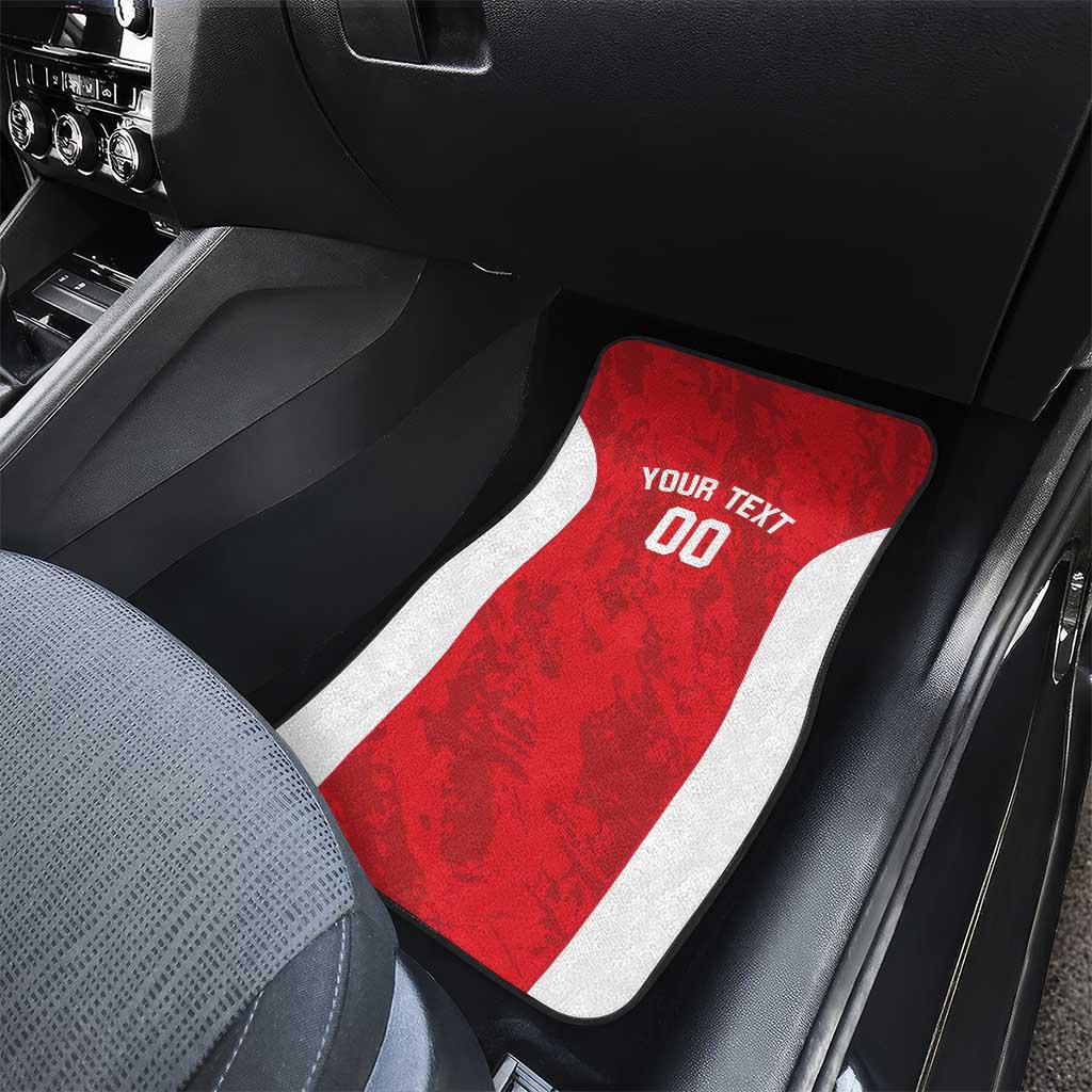 Tunisia Basketball Custom Car Mats Go Champions Eagles of Carthage - Wonder Print Shop