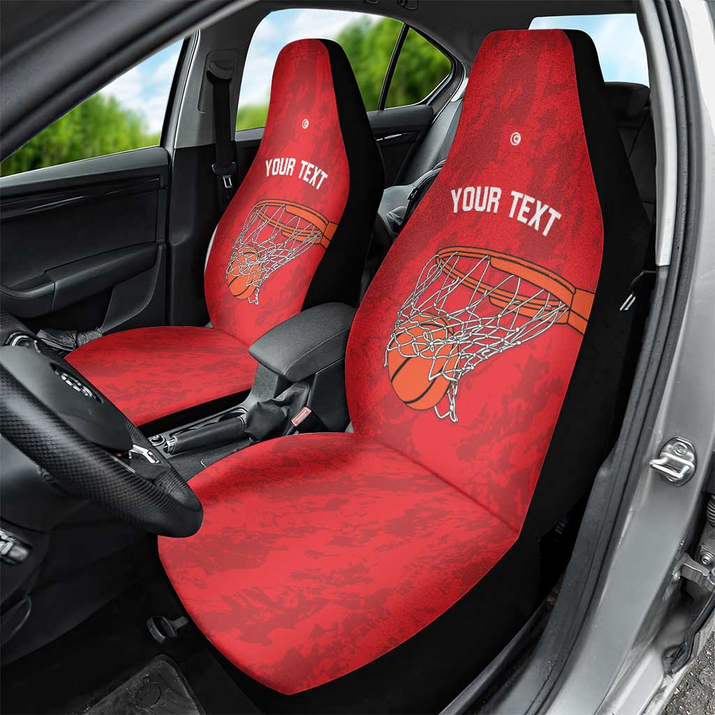 Tunisia Basketball Custom Car Seat Cover Go Champions Eagles of Carthage - Wonder Print Shop