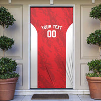 Tunisia Basketball Custom Door Cover Go Champions Eagles of Carthage - Wonder Print Shop