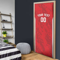 Tunisia Basketball Custom Door Cover Go Champions Eagles of Carthage - Wonder Print Shop