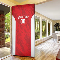 Tunisia Basketball Custom Door Cover Go Champions Eagles of Carthage - Wonder Print Shop