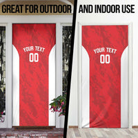 Tunisia Basketball Custom Door Cover Go Champions Eagles of Carthage - Wonder Print Shop