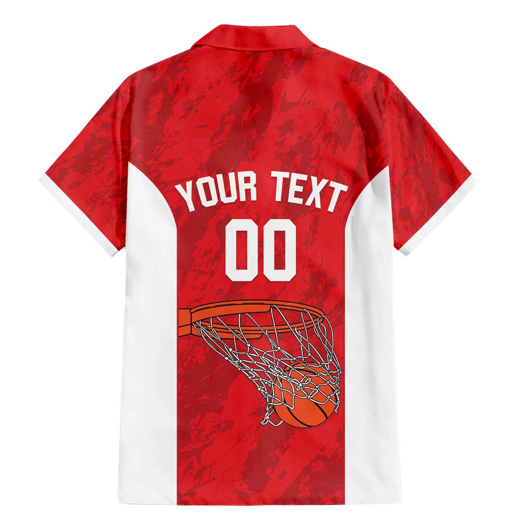 Tunisia Basketball Custom Family Matching Mermaid Dress and Hawaiian Shirt Go Champions Eagles of Carthage - Wonder Print Shop