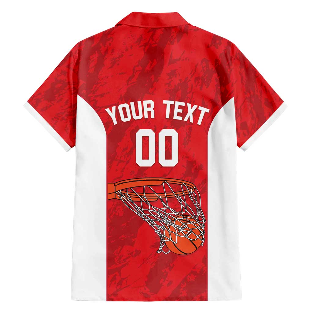 Tunisia Basketball Custom Family Matching Off Shoulder Short Dress and Hawaiian Shirt Go Champions Eagles of Carthage - Wonder Print Shop