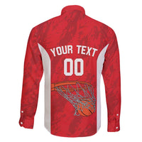 Tunisia Basketball Custom Family Matching Off Shoulder Short Dress and Hawaiian Shirt Go Champions Eagles of Carthage - Wonder Print Shop