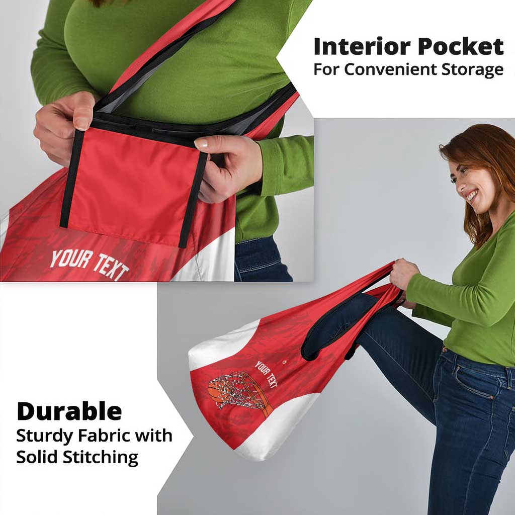 Tunisia Basketball Custom Grocery Bag Go Champions Eagles of Carthage - Wonder Print Shop