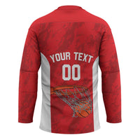 Tunisia Basketball Custom Hockey Jersey Go Champions Eagles of Carthage - Wonder Print Shop