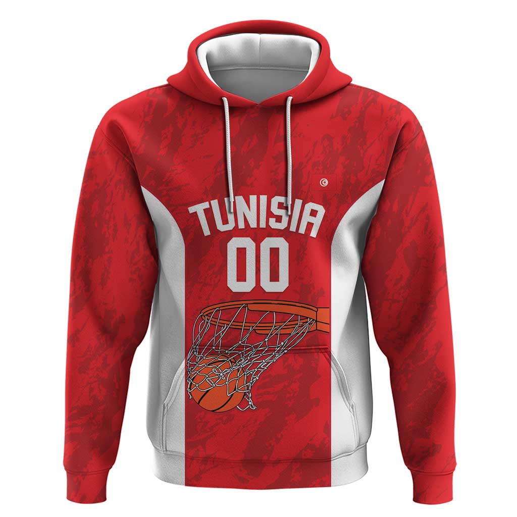 Tunisia Basketball Custom Hoodie Go Champions Eagles of Carthage - Wonder Print Shop