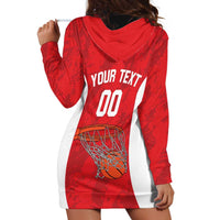 Tunisia Basketball Custom Hoodie Dress Go Champions Eagles of Carthage - Wonder Print Shop