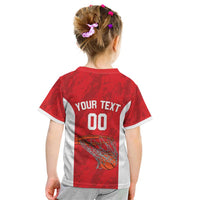 Tunisia Basketball Custom Kid T Shirt Go Champions Eagles of Carthage - Wonder Print Shop