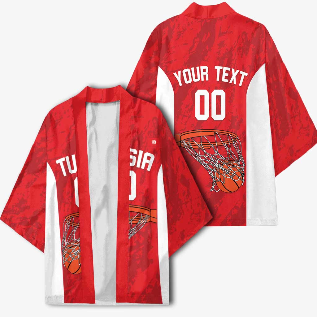 Tunisia Basketball Custom Kimono Go Champions Eagles of Carthage - Wonder Print Shop
