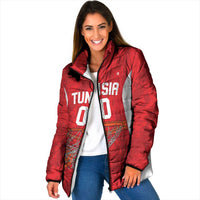 Tunisia Basketball Custom Padded Jacket Go Champions Eagles of Carthage - Wonder Print Shop