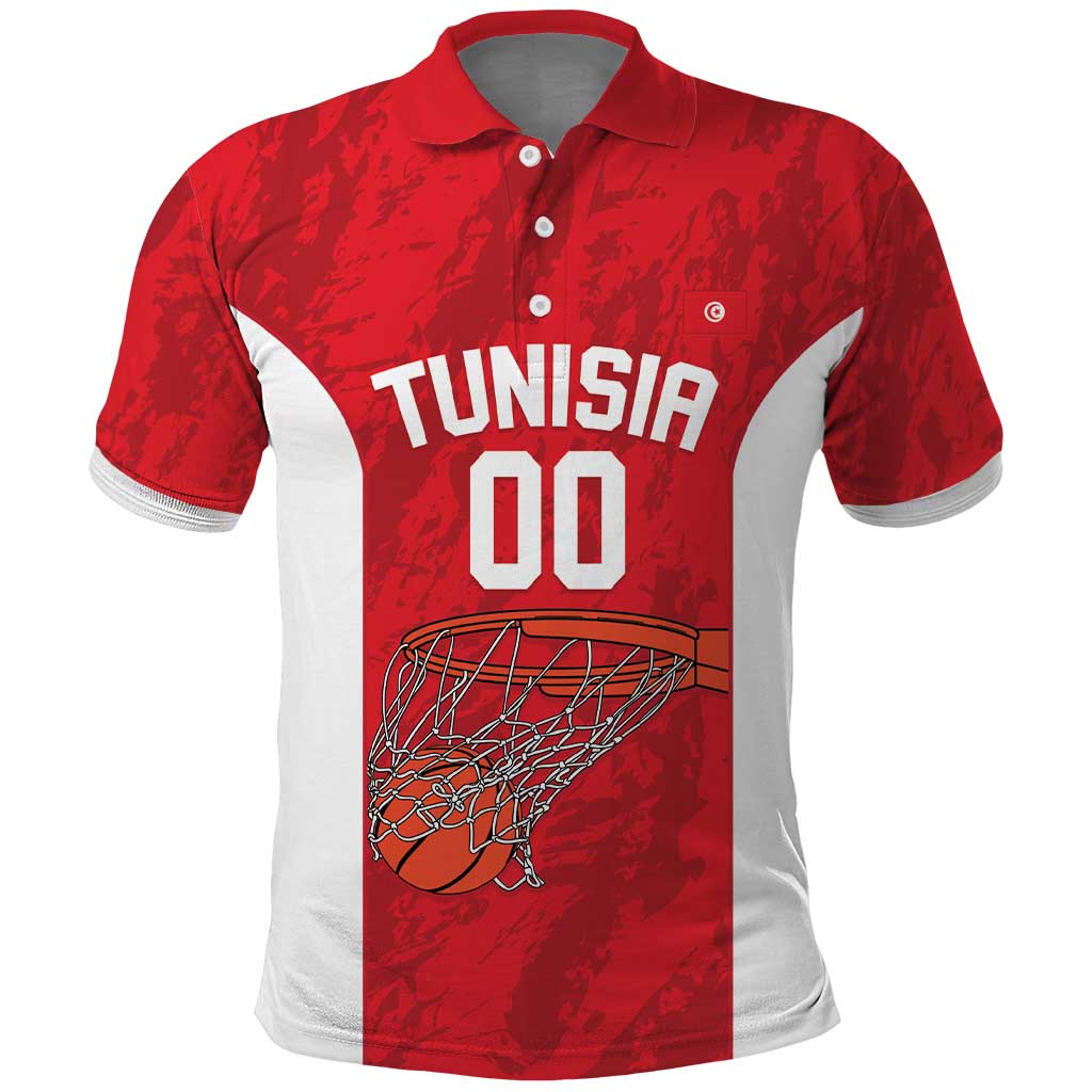 Tunisia Basketball Custom Polo Shirt Go Champions Eagles of Carthage - Wonder Print Shop