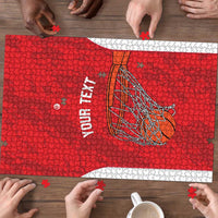 Tunisia Basketball Custom Puzzle Go Champions Eagles of Carthage - Wonder Print Shop