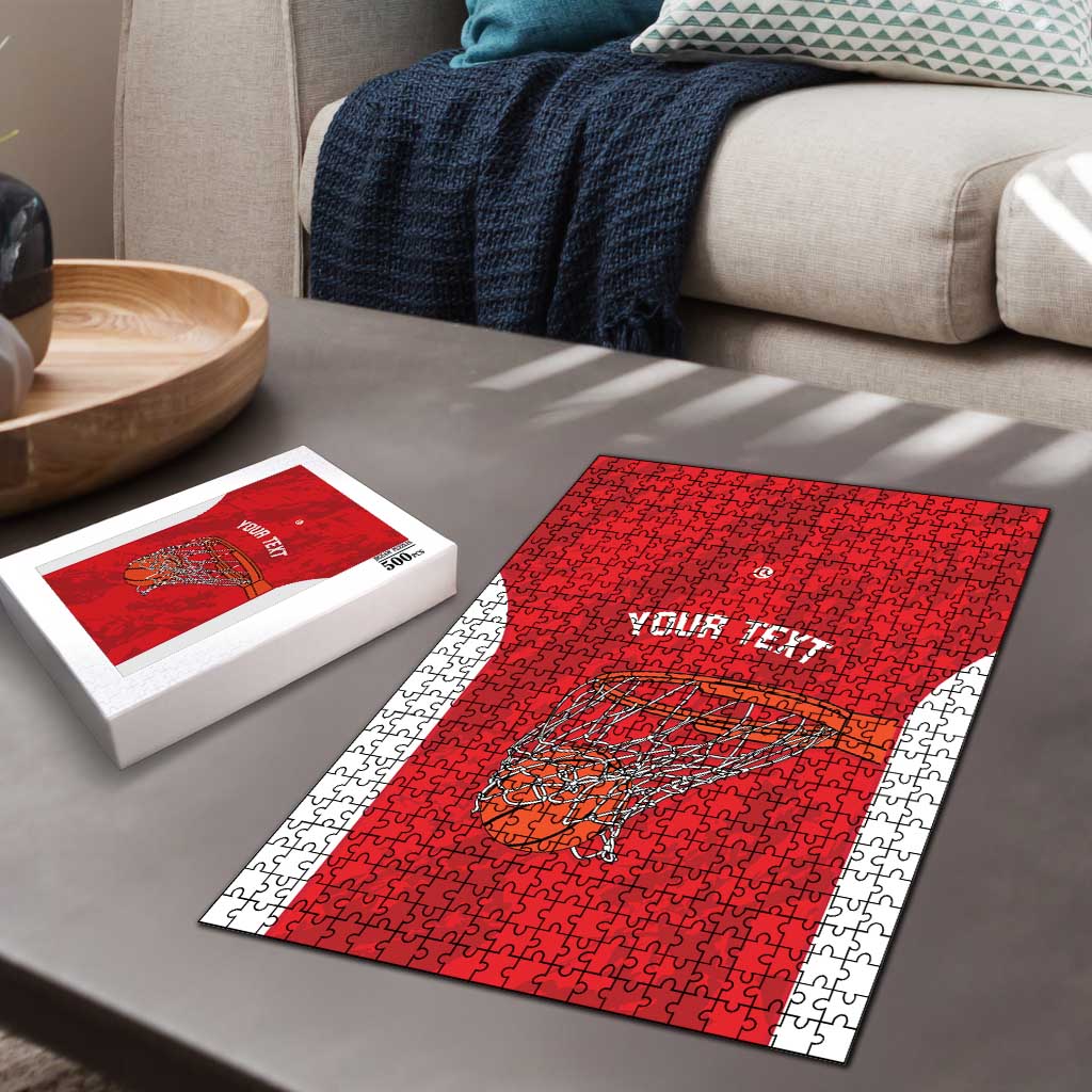 Tunisia Basketball Custom Puzzle Go Champions Eagles of Carthage - Wonder Print Shop