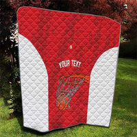 Tunisia Basketball Custom Quilt Go Champions Eagles of Carthage - Wonder Print Shop