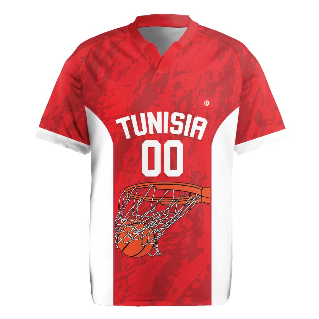 Tunisia Basketball Custom Rugby Jersey Go Champions Eagles of Carthage - Wonder Print Shop