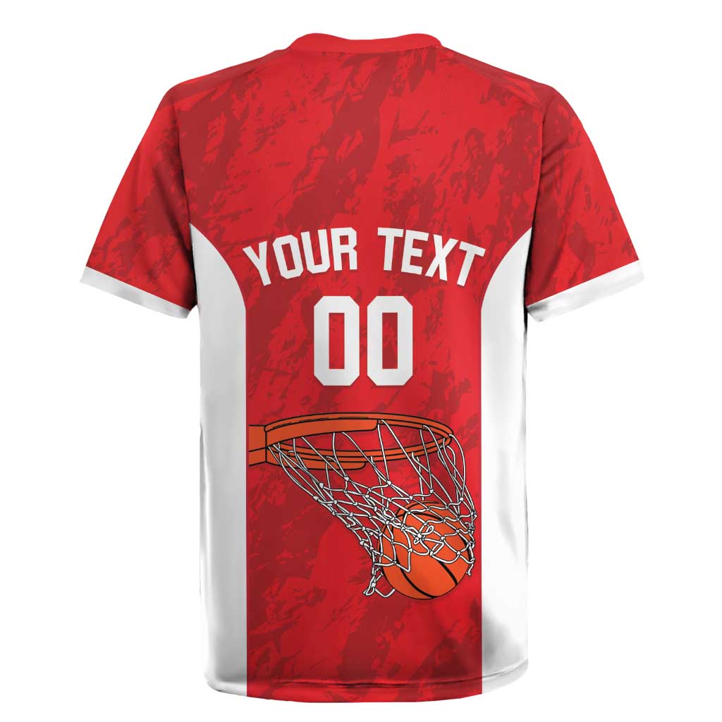 Tunisia Basketball Custom Rugby Jersey Go Champions Eagles of Carthage - Wonder Print Shop