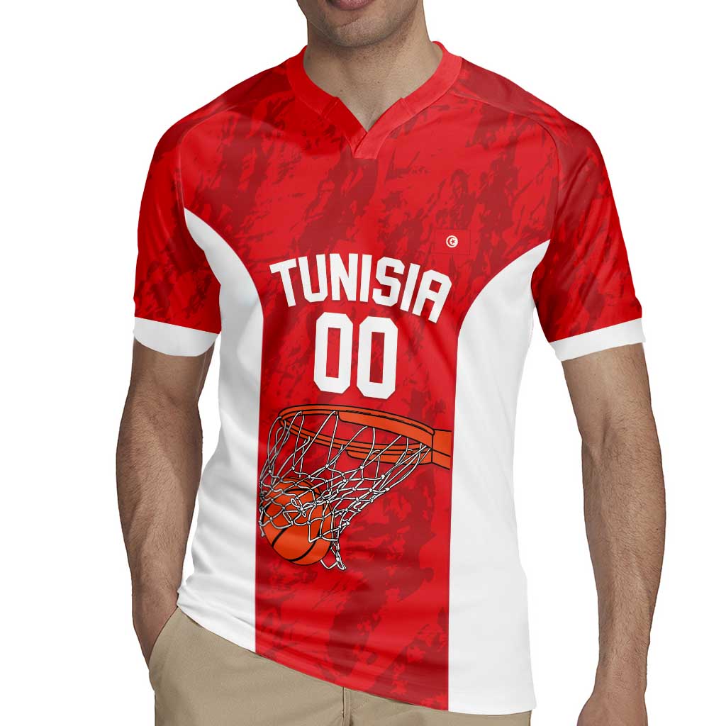 Tunisia Basketball Custom Rugby Jersey Go Champions Eagles of Carthage - Wonder Print Shop
