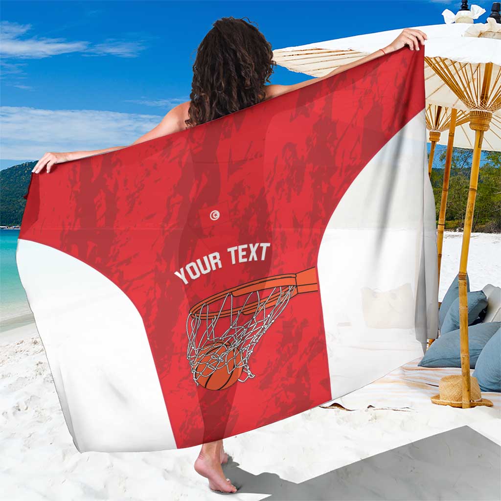 Tunisia Basketball Custom Sarong Go Champions Eagles of Carthage - Wonder Print Shop