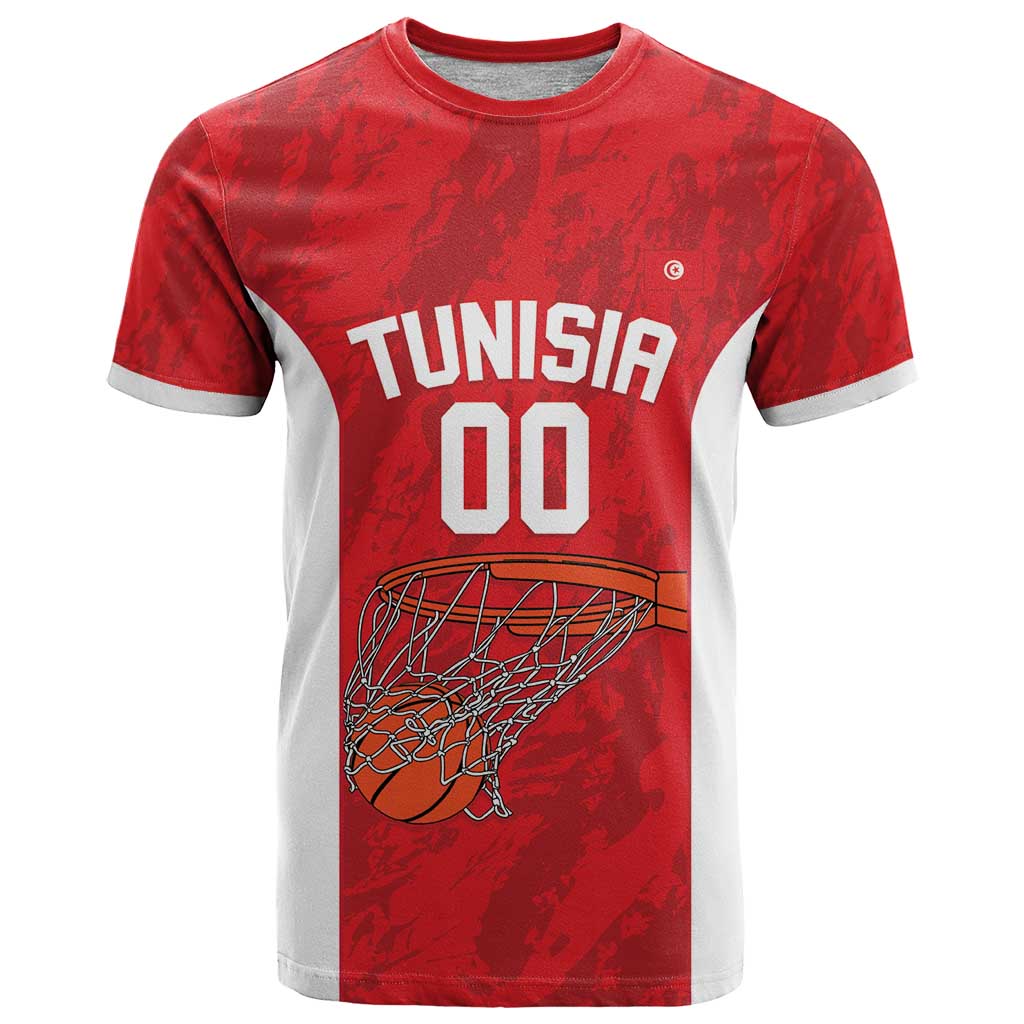 Tunisia Basketball Custom T Shirt Go Champions Eagles of Carthage - Wonder Print Shop