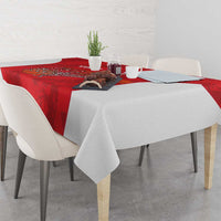 Tunisia Basketball Custom Tablecloth Go Champions Eagles of Carthage - Wonder Print Shop