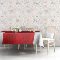 Tunisia Basketball Custom Tablecloth Go Champions Eagles of Carthage - Wonder Print Shop