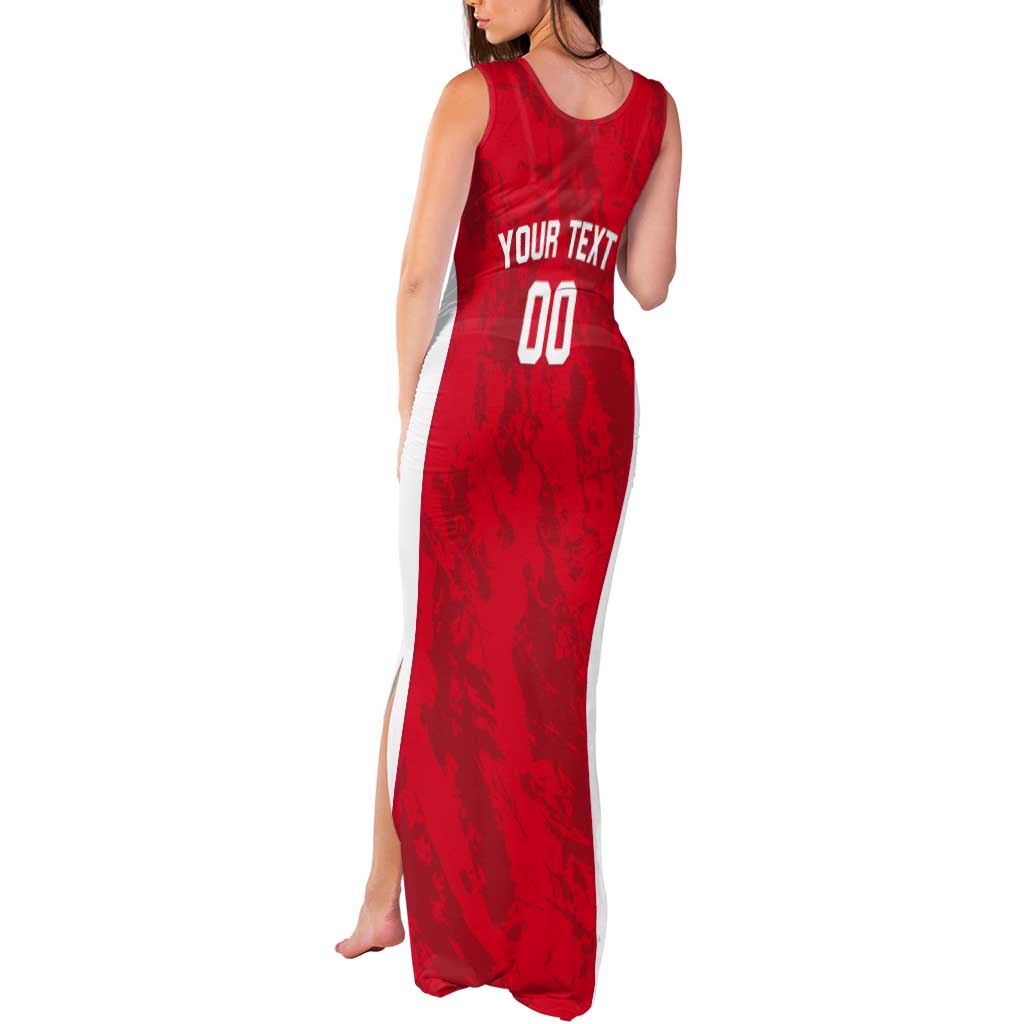 Tunisia Basketball Custom Tank Maxi Dress Go Champions Eagles of Carthage - Wonder Print Shop